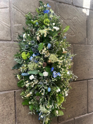 Natural Woodland Coffin Spray