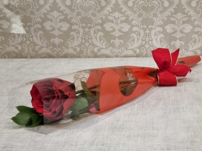 Single rose.