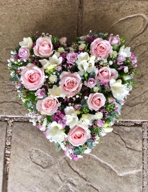 Solid Pink Heart (loose)