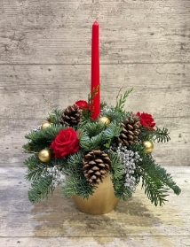 Merry Christmas Candle Arrangement
